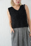 【再入荷！】チョウチョヤーンKNIT ビスチェ　BLACK