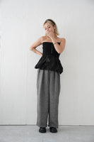 【再入荷】ドッキングバルーンビスチェトップス　BLACK