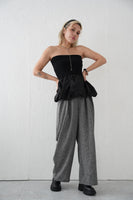 【再入荷】ドッキングバルーンビスチェトップス　BLACK