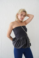 【再入荷】ドッキングバルーンビスチェトップス　charcoal