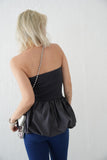 【再入荷】ドッキングバルーンビスチェトップス　charcoal