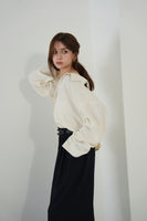 ビックカフスオーバーシャツ　IVORY
