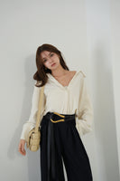 ビックカフスオーバーシャツ　IVORY