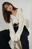 ビックカフスオーバーシャツ　IVORY