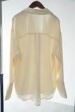 ビックカフスオーバーシャツ　IVORY