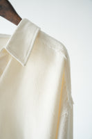 ビックカフスオーバーシャツ　IVORY