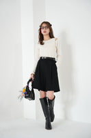 フェイクスエードショートパンツ　BLACK