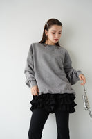 オーバースウェットプルオーバー　GRAY