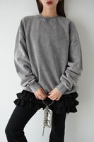 オーバースウェットプルオーバー　GRAY