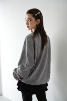 オーバースウェットプルオーバー　GRAY