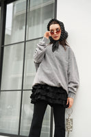オーバースウェットプルオーバー　GRAY