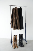 タックデザインスカート　BROWN