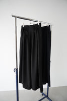 ピンタックワイドパンツ　NAVY