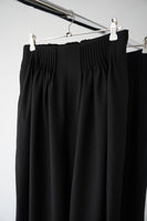 ピンタックワイドパンツ　BLACK
