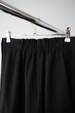 ピンタックワイドパンツ　BLACK