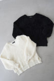 フェザーニットトップス　IVORY