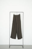 ツイルパイピングカーブパンツ　BROWN