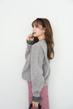 ODORATA スウェットプルオーバー　GRAY