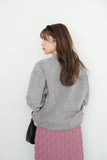 ODORATA スウェットプルオーバー　GRAY
