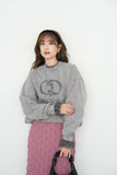 ODORATA スウェットプルオーバー　GRAY