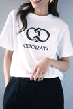 ODORATA ロゴTシャツ　WHITE