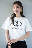 ODORATA ロゴTシャツ　WHITE