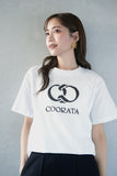 ODORATA ロゴTシャツ　WHITE
