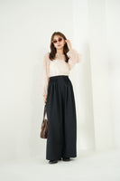 シアーブラウス×シャギービスチェセット　BEIGE