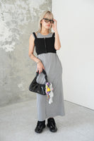 スムース天竺レイヤードワンピース GRAY