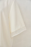 シアーミックスブラウスTシャツ　オフホワイト