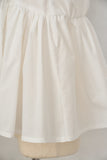 ペプラムギャザーブラウス　WHITE