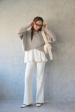 【2点SET】ニット＋キャミアンサンブル　GRAY