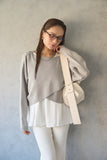 【2点SET】ニット＋キャミアンサンブル　GRAY
