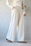 ピンタックワイドパンツ　IVORY