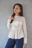 【大人気！再入荷！】タフタバルーンビスチェ　ECRU