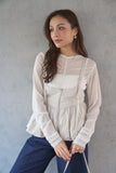 【大人気！再入荷！】タフタバルーンビスチェ　ECRU