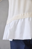 ドッキングバルーン半袖トップス　IVORY