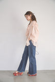 ラッセルカラーセミシアーブラウス　PINK