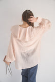 ラッセルカラーセミシアーブラウス　PINK