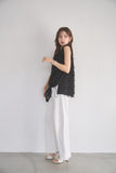 ノースリフェザートップス　BLACK