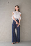3wayフリルノースリトップス　OFF WHITE