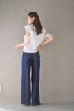 3wayフリルノースリトップス　OFF WHITE