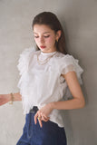 3wayフリルノースリトップス　OFF WHITE