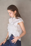 3wayフリルノースリトップス　OFF WHITE