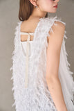 ノースリフェザートップス　OFF WHITE