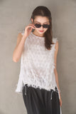 ノースリフェザートップス　OFF WHITE