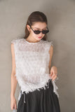 ノースリフェザートップス　OFF WHITE