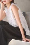 ノースリフェザートップス　OFF WHITE