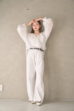 ラッセルカラーセミシアーブラウス　OFF WHITE