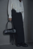 ドットTRツイルストレートスカート　BLACK